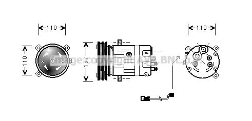 AVA QUALITY COOLING Kompressor,kliimaseade OLAK290